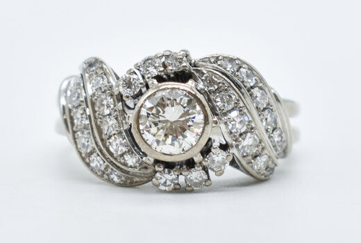 Ring 14 K Diamonds