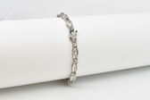 Armband 14 Kt WG Diamanten