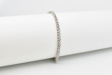 Tennisarmband Platin Diamanten