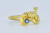 Sous-Ring 18 Kt Saphir