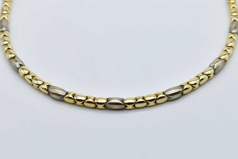 Collier 14 Kt bicolor