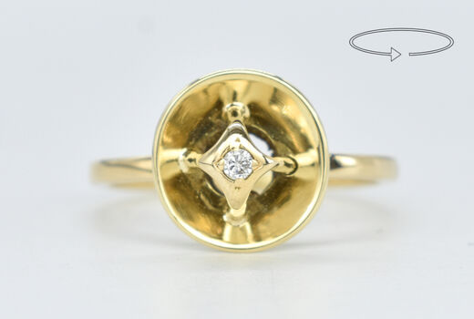 Ring 14 K diamond