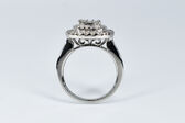 Ring 14 K diamonds