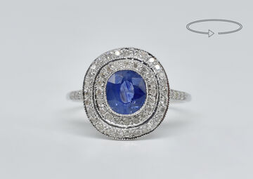 Ring 18 K Sapphire 