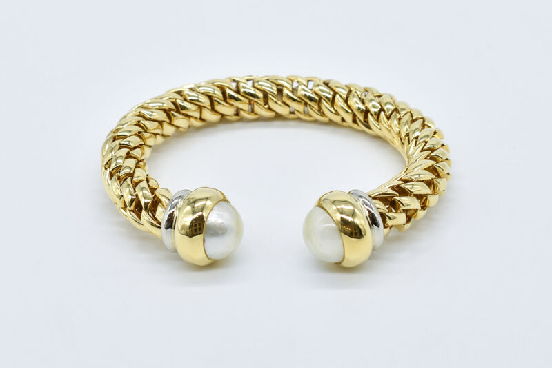 FOPE bangle 18 K Mabé pearls