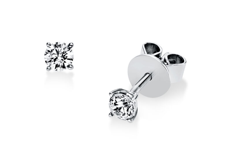 studs 18 K diamonds