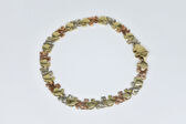 Armband 8 Kt tricolor