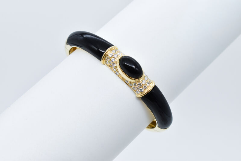 Bangle 18 K Onyx 