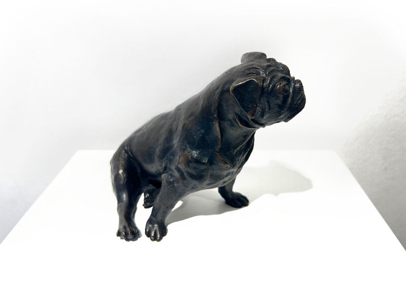 kleiner, sitzender Mops, 1996