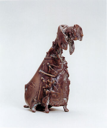 sitting dog, 1996