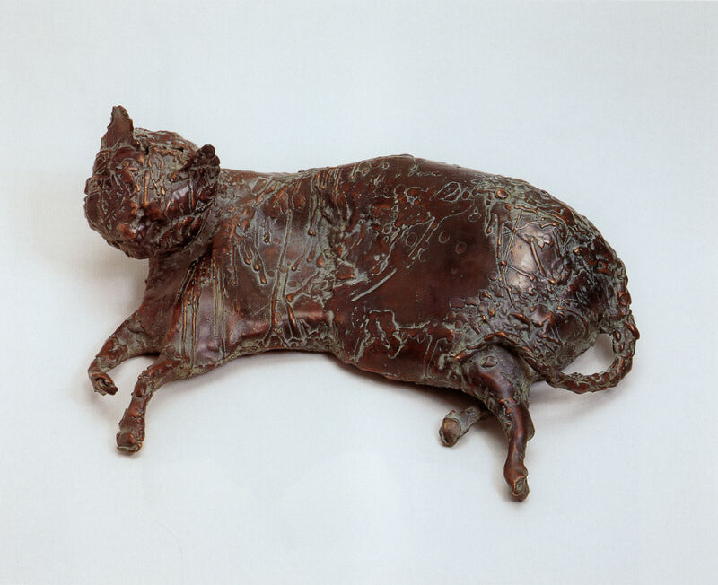 liegende Katze, 1998