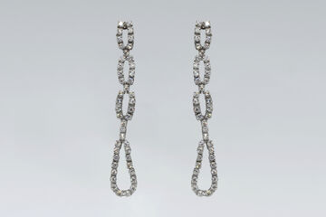 studs 14 Kt WG diamonds