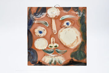 Face with oblique line, 1968