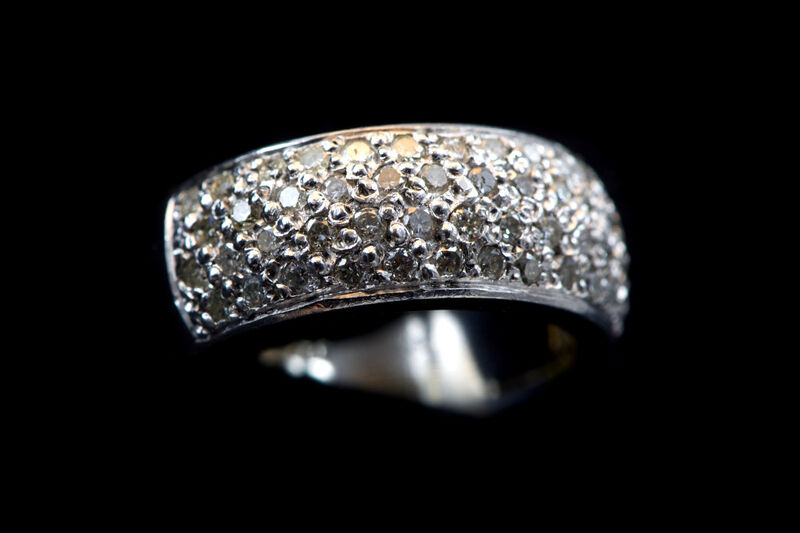 Pavé-Ring Platin 