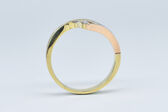 Ring 14 K diamonds