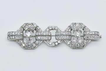brooch Platinum diamonds