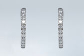 Creoles 14 K diamonds