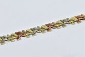 Armband 8 Kt tricolor