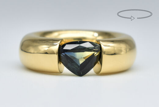 Ring 18 Kt GG Saphir