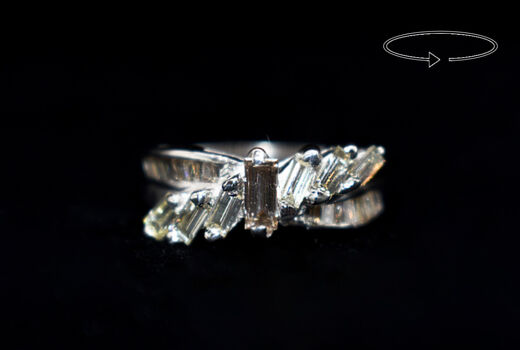 Ring 18 Kt WG Diamanten