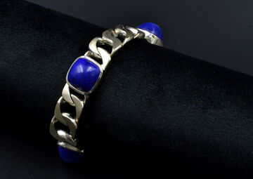 Bracelet 18 K Lapislazuli