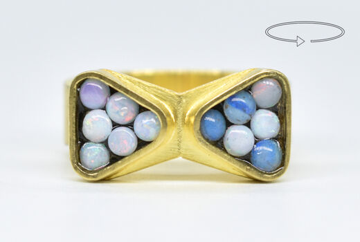 Ring 18 K Opals