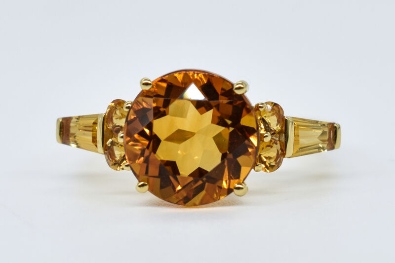 Ring 18 K Citrine