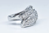 Ring 14 Kt WG Diamanten