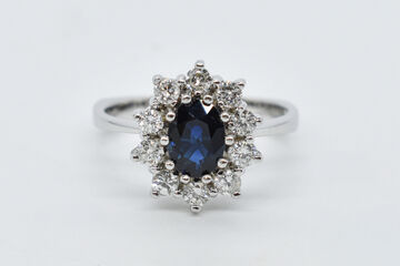 Ring 14 K Sapphire 