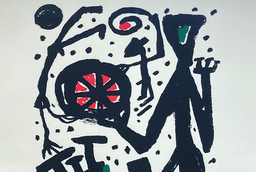 untitled (Mann mit Weltenrad)