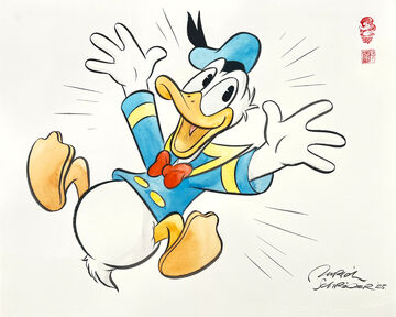 Donald Duck happy, 2025