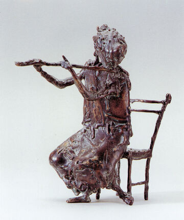 seated flute player, 1996