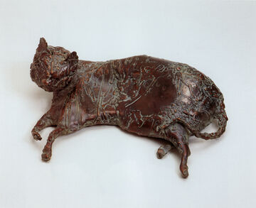 liegende Katze, 1998