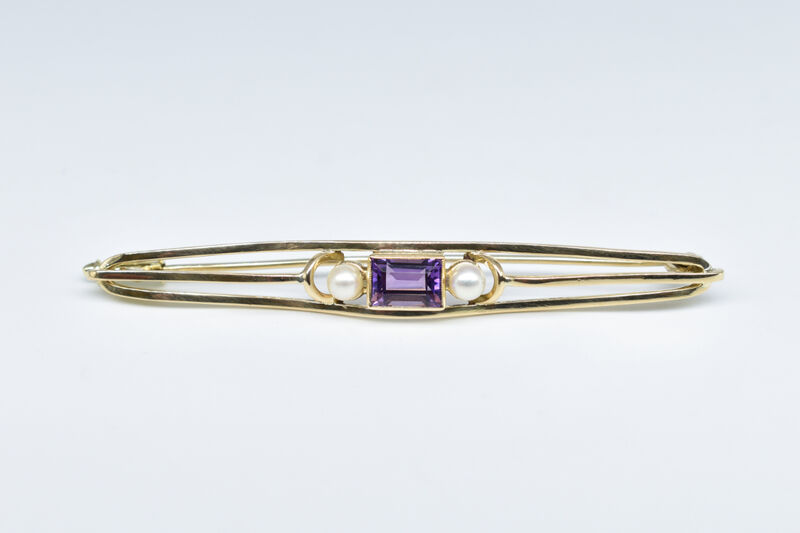 Nadel 14 Kt GG Amethyst 