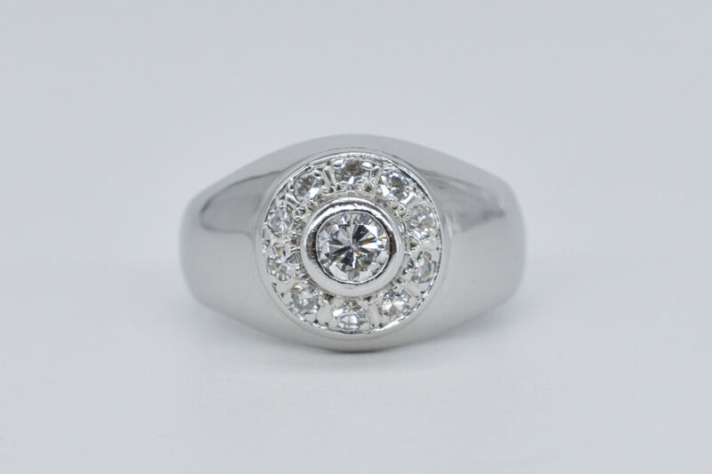 Ring 14 Kt WG Diamanten