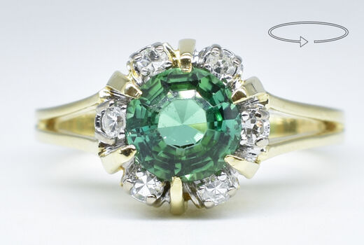 Ring 14 K Tourmaline 