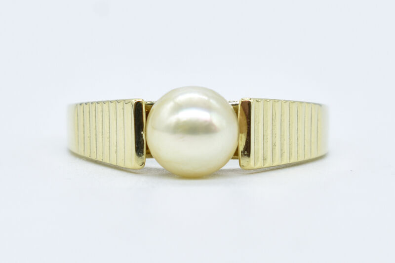Ring 14 Kt GG Perle
