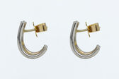 Ohrstecker 14 Kt GG/WG Brillanten