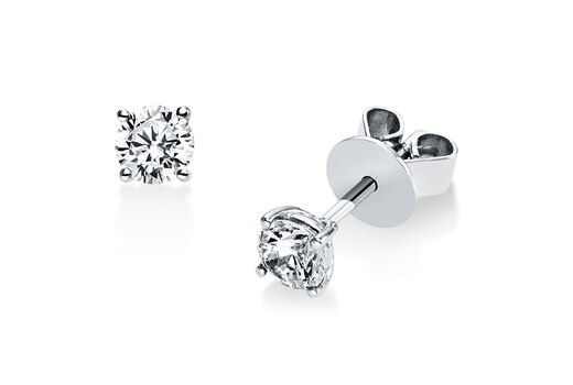 studs 18 K diamonds