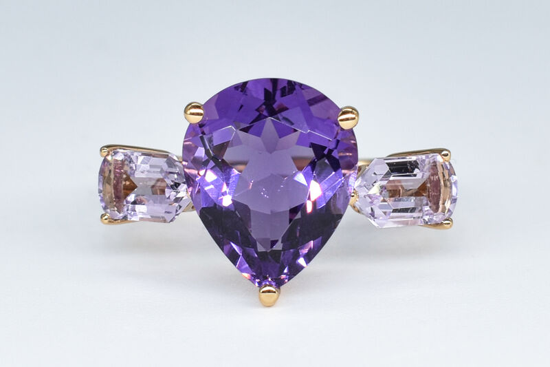 Ring 18 Kt RG Amethyst