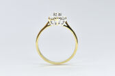 Ring 14 Kt GG Brillanten