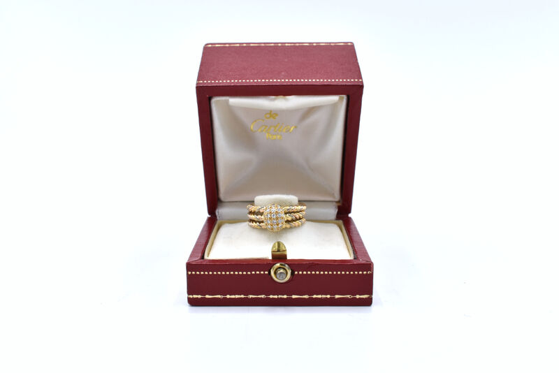 Cartier Ring 18 Kt tricolor Brillanten