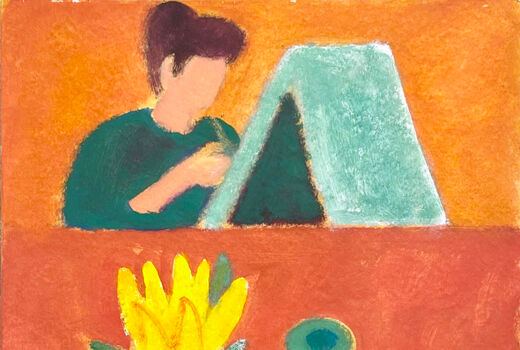 Stillleben mit Mädchen