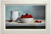 still life with cherries
