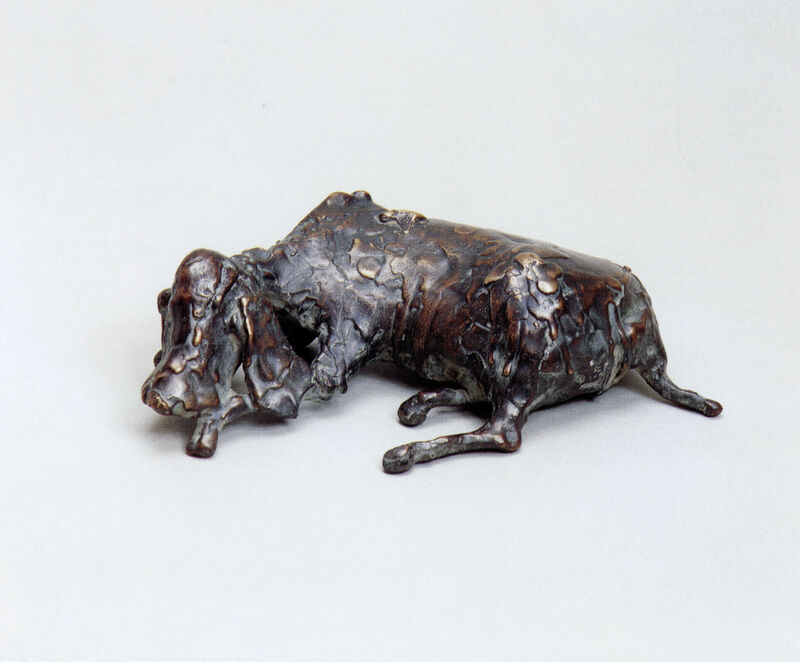 dog lying down, 1997