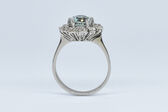 Ring 18 Kt WG Aquamarin 