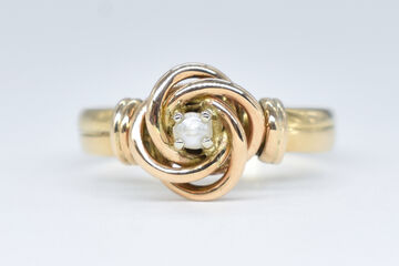 Ring 14 K pearl