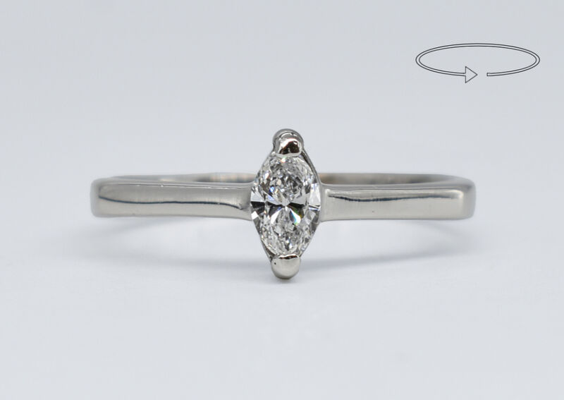 Ring 18 Kt WG Diamant