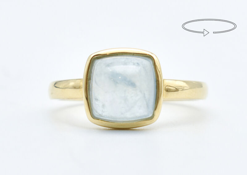 Ring 14 K Aquamarine
