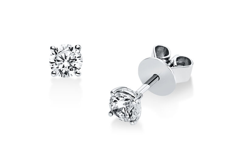 studs 18 K diamonds